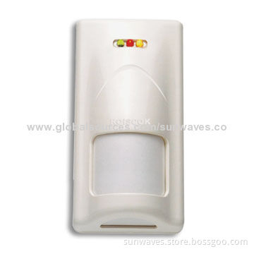 Dual-technology Motion Detector, Sized 128 x 64 x 40mm